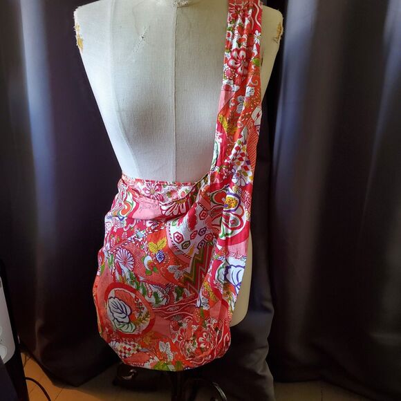 Lg FREE PEOPLE Crossbody Hippie Boho Pouch Bag - Picture 5 of 11